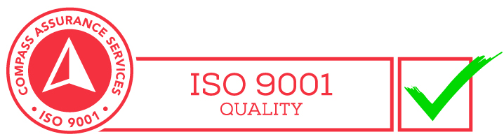 iso 9001 logo red